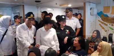 Tiga Menteri Kunjungi Pelabuhan Merak, Pantau Arus Mudik,