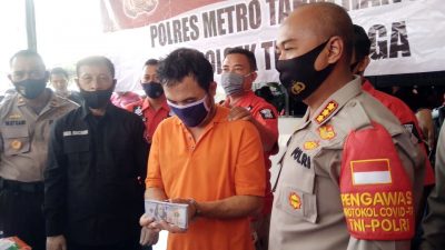 Polisi Tangkap Oknum Wartawan Pembuat Uang Dolar Palsu di Kosambi Tangerang
