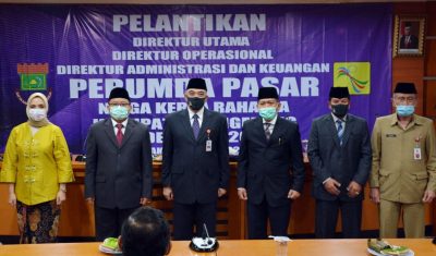 Lantik Direksi Perumda Pasar NKR: Bupati Minta Jajaran Selalu Berinovasi Kembangkan Pasar