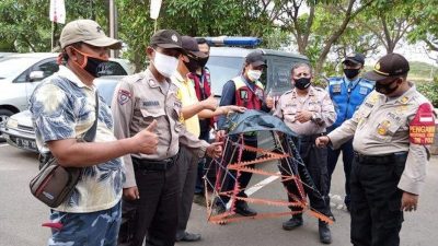 Polsek Neglasari Amankan 4 Warga Mainkan Layang-layang Dekat Bandara Soetta