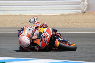 Marc Marquez Mengalami Highside yang Bikin Kecelakaan di MotoGP Spanyol