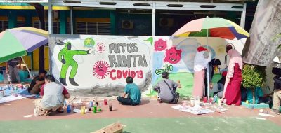 Yayasan Al Husna Gelar Lomba Mural Bertema Covid-19