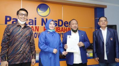 Nasdem Berikan SK Usungan, Irna-Tanto Sudah Kantongi 7 Parpol
