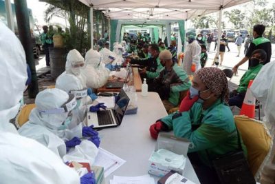 Boleh Angkut Penumpang, Ojol Di Kota Tangerang Diminta Konsisten Menjalankan Protokol Kesehatan
