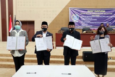4 Raperda di Paripurnakan DPRD Tangsel