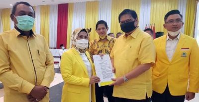 Dewan Pimpinan Pusat (DPP) Partai Golkar Rekomendasikan Paslon Tatu-Pandji di Pilkada Kabupaten Serang 2020