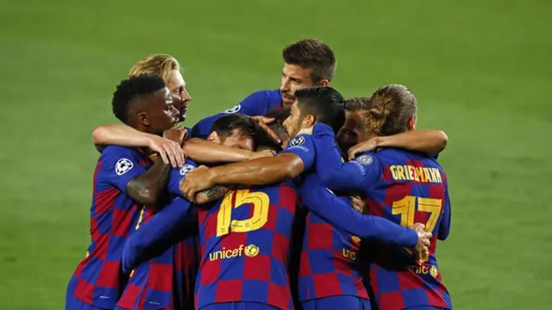 Barcelona Tumbangkan Napoli dari Liga Champions