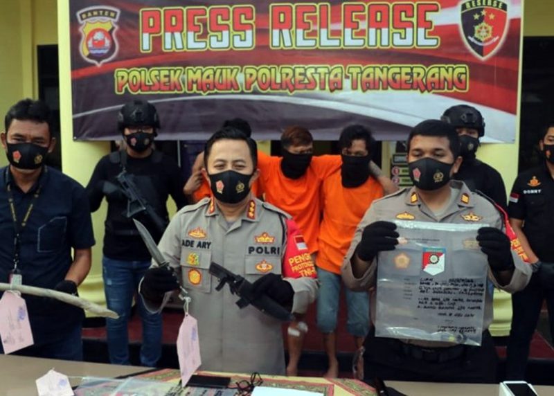 Polresta Tangerang Ringkus Pelaku Begal Motor