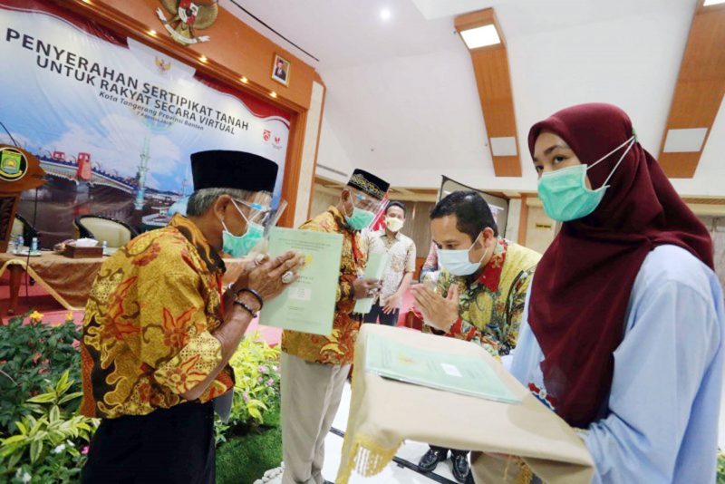 500 Sertifikat Tanah Diterbitkan BPN Untuk Warga Kota Tangerang