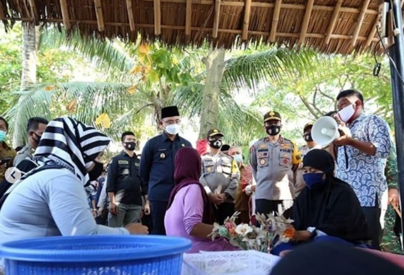 Wakapolda Banten Bersama Wagub Tinjau Kampung Tangguh Nusantara Kalimaya di Lingkungan Pipitan