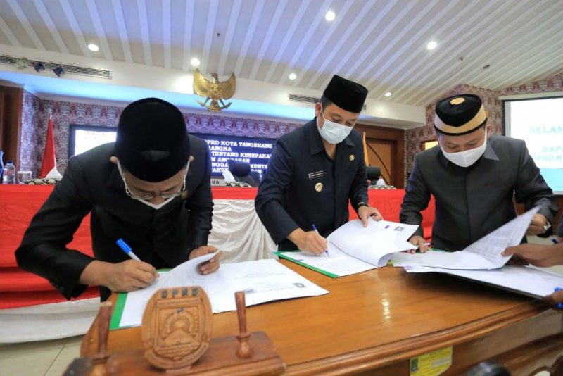 Pemkot Tangerang dan DPRD Sepakati KUA-PPAS 2021