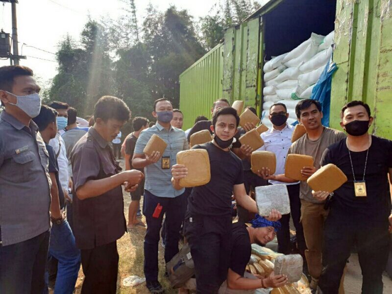 Polda Banten Gagalkan Penyelundupan 150Kg Ganja Di Tol Tangerang–Merak