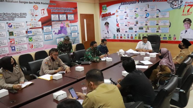 Peringati HUT RI Ke-75, Polda Banten Ikuti Rapat Persiapan