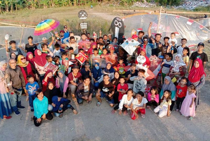 Sambut Hari Kemerdekaan, Warga Tamanbaru Cilegon Gelar Festival Layang-layang