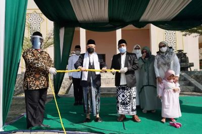 Wapres RI KH Ma'ruf Amin Serahkan Hewan Kurban di Pesantren An-Nawawi Tana