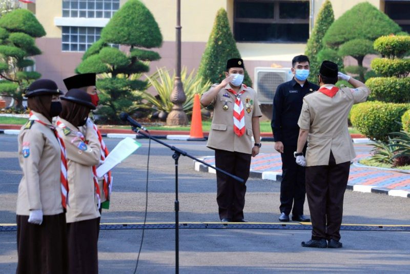 Walikota Arief Ajak Kwarcab Gerakan Pramuka Terapkan 3M
