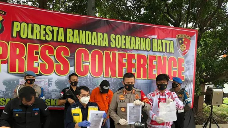Polresta Bandara Soetta Tangkap Mahasiswa Pemalsu Hasil Swab Test