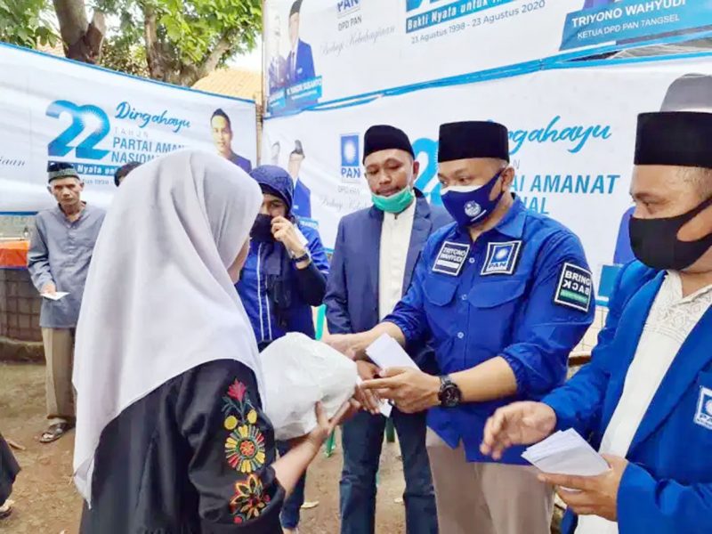 DPD PAN Tangsel Berbagi Santunan Kepada Anak Yatim dan Dhuafa