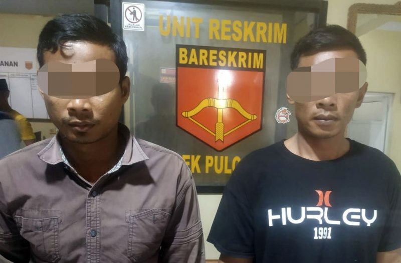 Dua Pelaku Pencurian Kabel Ditangkap Unit Reskrim Polsek Puloampel