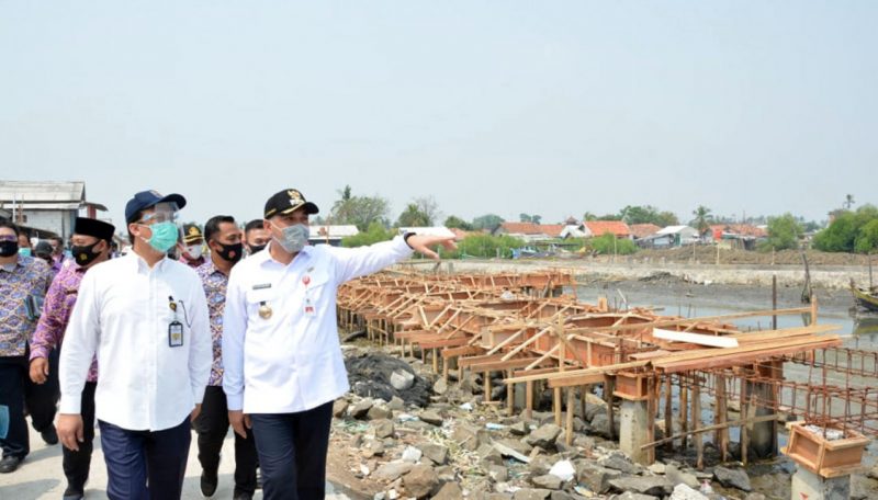 Bupati Zaki Ajak Kementerian PUPR Survei Lokasi Ketapang Urban Aquaculture Mauk