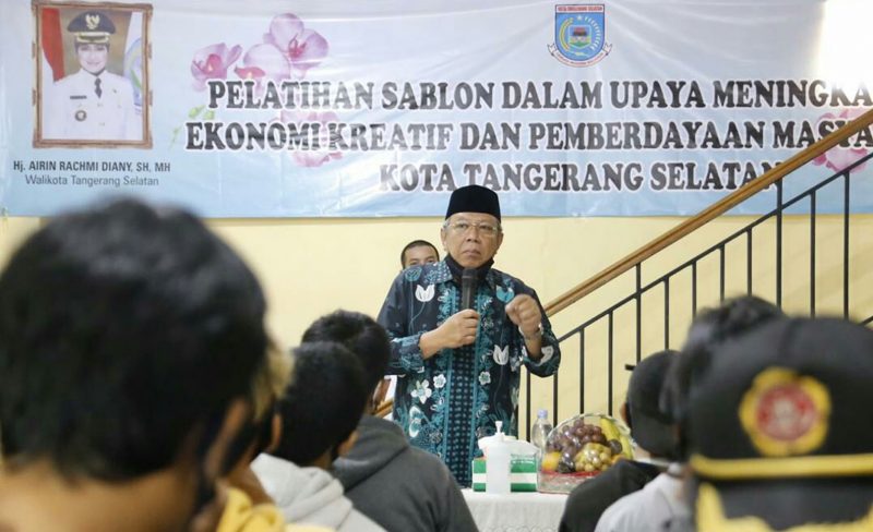 Benyamin: Buka Pelatihan Sablon di Serpong, Bekal Untuk Memperbaiki Ekonomi