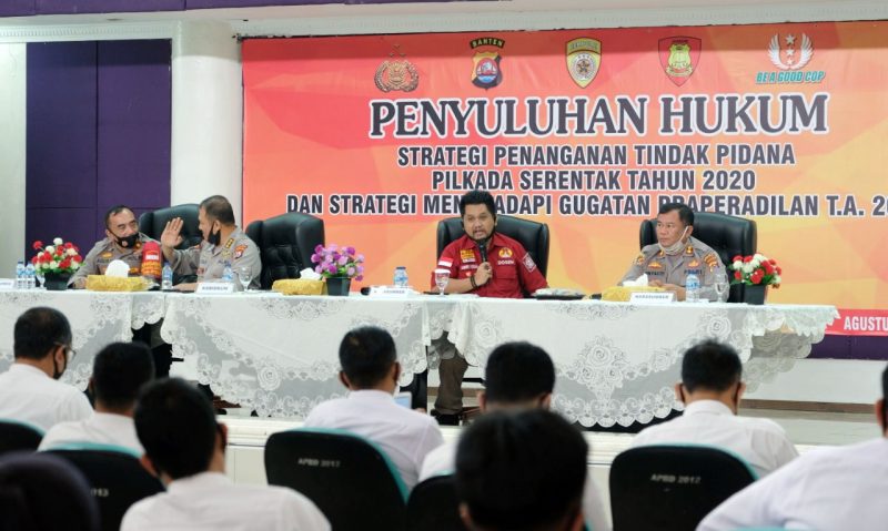 Bidkum Polda Banten Lakukan Giat Penyuluhan Hukum Di Polresta Tangerang