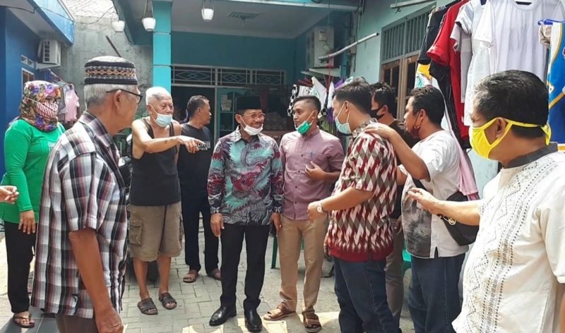 Sachrudin Sambangi Rumah Tokoh Masyarakat Periuk yang Roboh 