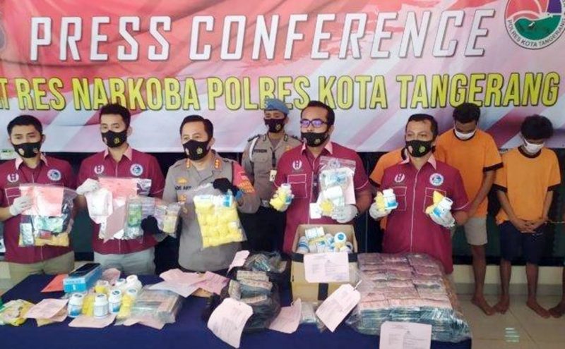 Polresta Tangerang Tangkap 13 Penjual Obat Keras Ilegal