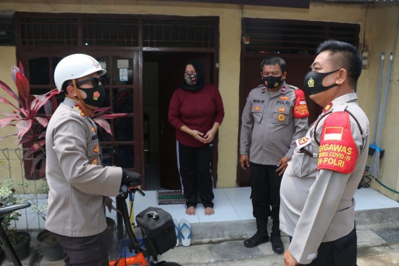 Cek Penerapan Protokol Kesehatan di Asrama Polri, Kapolres: Kesehatan Dimulai dari Lingkungan Sendiri