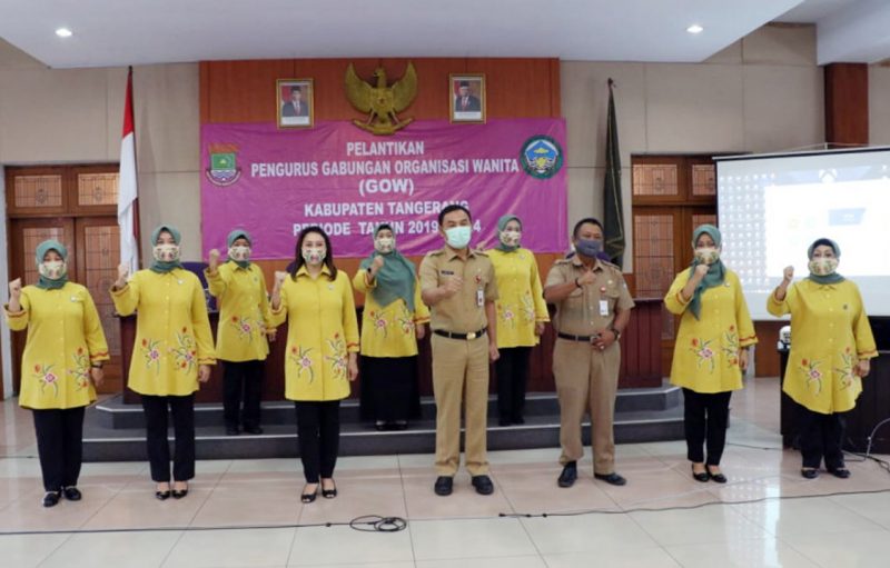 Wakil Bupati Tangerang Mad Romli Lantik Pengurus Gerakan Organisasi Wanita