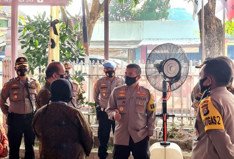 Kapolda Banten Kunjungi KPU Kabupaten Serang, Cek Kesiapan Pengamanan Personil