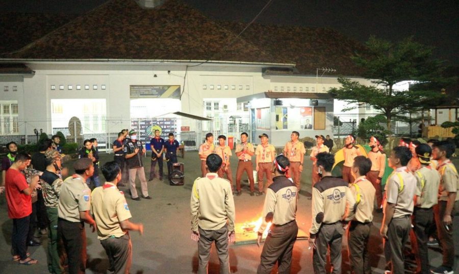 Pengukuhan dan Tasyakuran Pramuka WBP Dilaksanakn di Lapas Pemuda Kelas IIA Tangerang