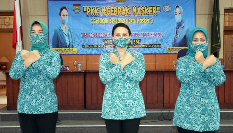 Gebrak Masker PKK Terjunkan Kader Hingga Pelosok Desa