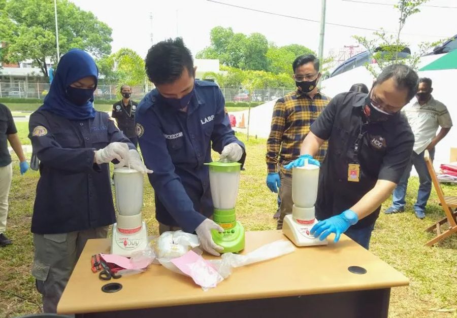 Polresta Bandara Soetta Musnahkan Ratusan Gram Sabu Hasil Tangkapan