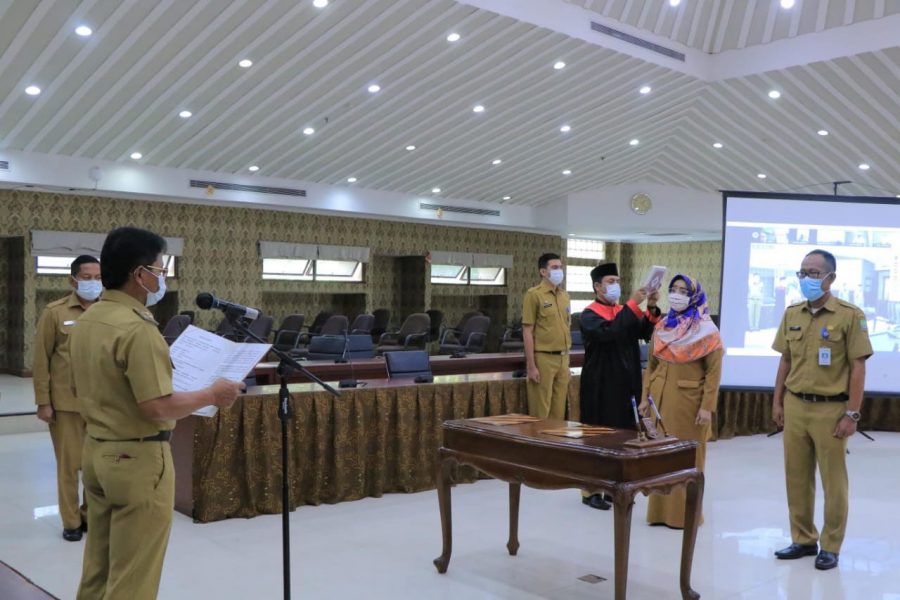 Sachrudin Lantik 17 Pegawai Pemkot Tangerang Secara Virtual