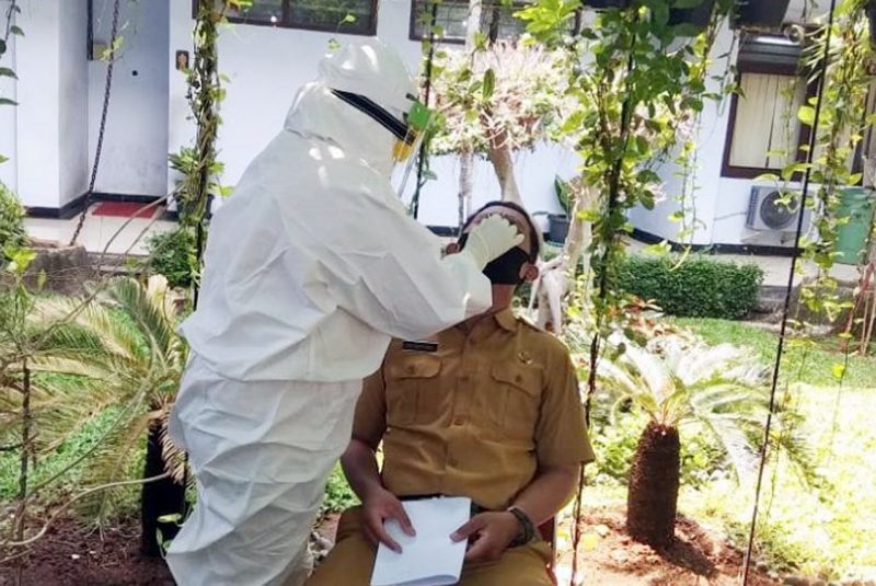 Pegawai ASN dan Non ASN Pemkab Serang Jalani Swab PCR