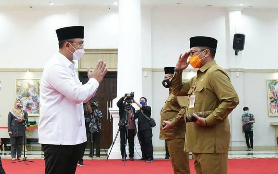 Sukseskan Pilkada Tanpa Bahayakan Masyarakat, Wagub Banten Lantik Pjs Bupati Pandeglang & Serang