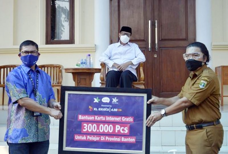 Wahidin Halim Apresiasi Dukungan XL Axiata Dalam Pembelajaran Jarak Jauh (PJJ)