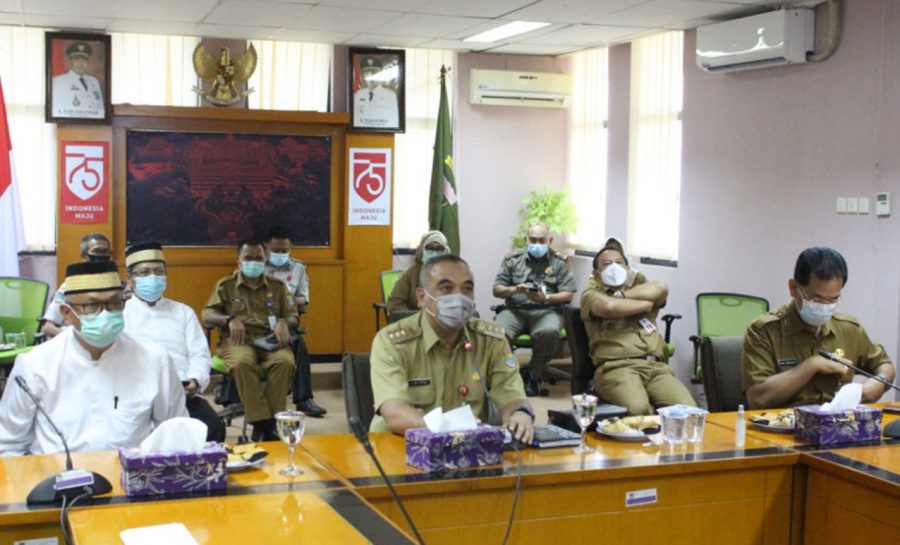 Bupati Tangerang Pimpin Rapat Evaluasi Penanganan COVID-19