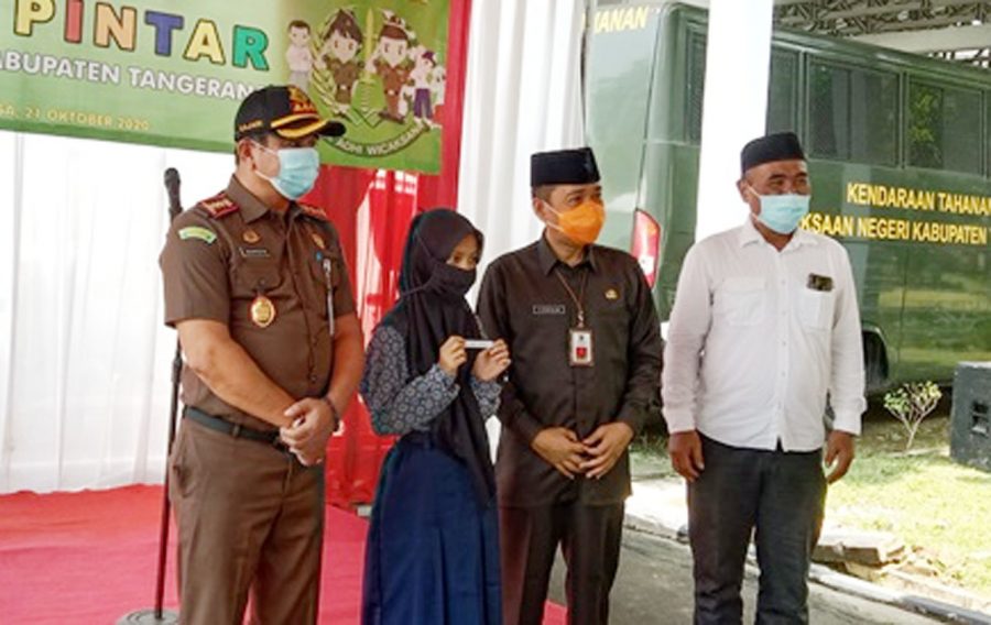 Bantu Siswa Belajar Daring, Kejari Kabupaten Tangerang Luncurkan Taman Pintar