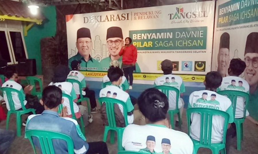 Ben-Pilar Didukung Milenial Ciputat untuk Lanjutkan Pembangunan Tangsel