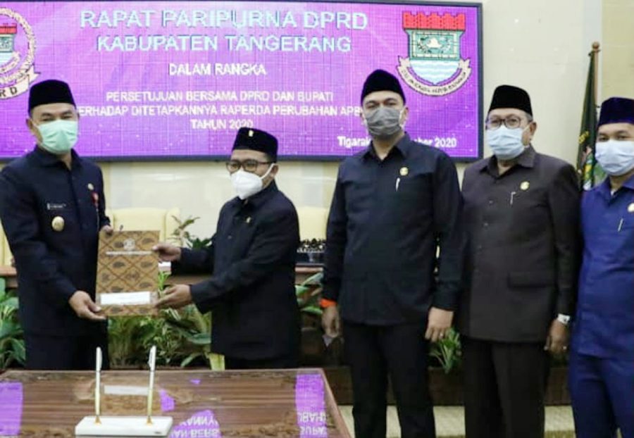 DPRD Kabupaten Tangerang Sahkan Perda APBD Perubahan 2020