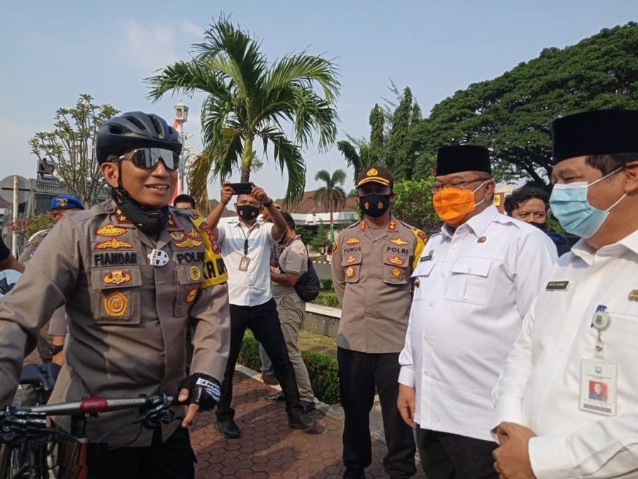 Kapolda Banten Pastikan Keamanan Unras Serikat Buruh di DPRD Kabupaten Serang