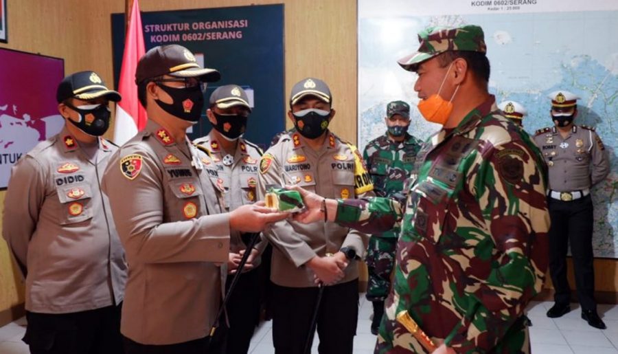 HUT TNI Ke-75, Polres Serang Kota Berharap Sinergitas TNI-Polri Semakin Lebiha Baik