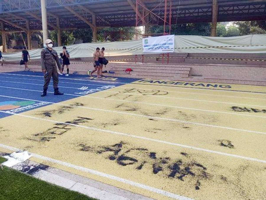 Pasca Dikotori Vandalisme, Lapangan Ahmad Yani Disterilisasi