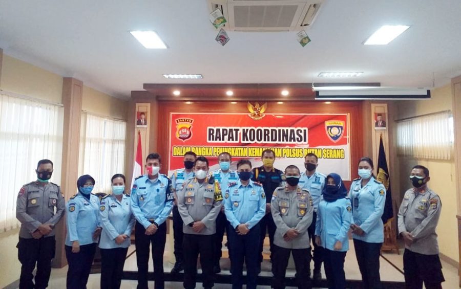 Tingkatkan Kemampuan Polsus, Dirbinmas Polda Banten Gelar Rakor Dengan Rutan Serang