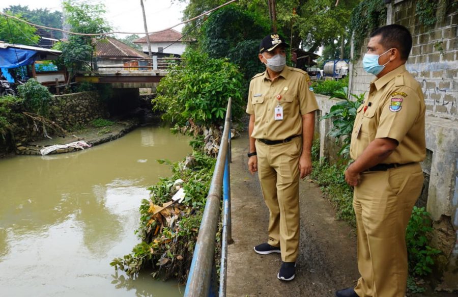 Bupati Zaki Tinjau Potensi Kerawanan Banjir di Kelapa Dua