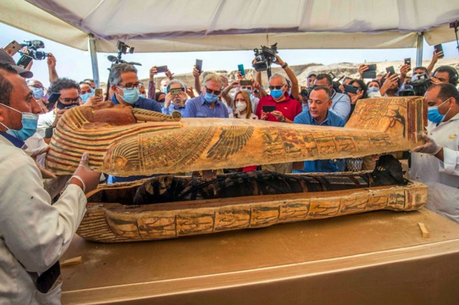 Mesir Kembali Temukan 59 Sarkofagus Berusia 2.500 Tahun di Situs Makam Saqqara