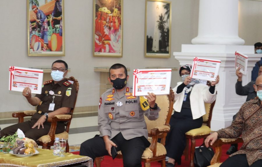 Kapolda Banten Hadiri Penyerahan DIPA dan TKDD tahun 2021 dari Gubernur