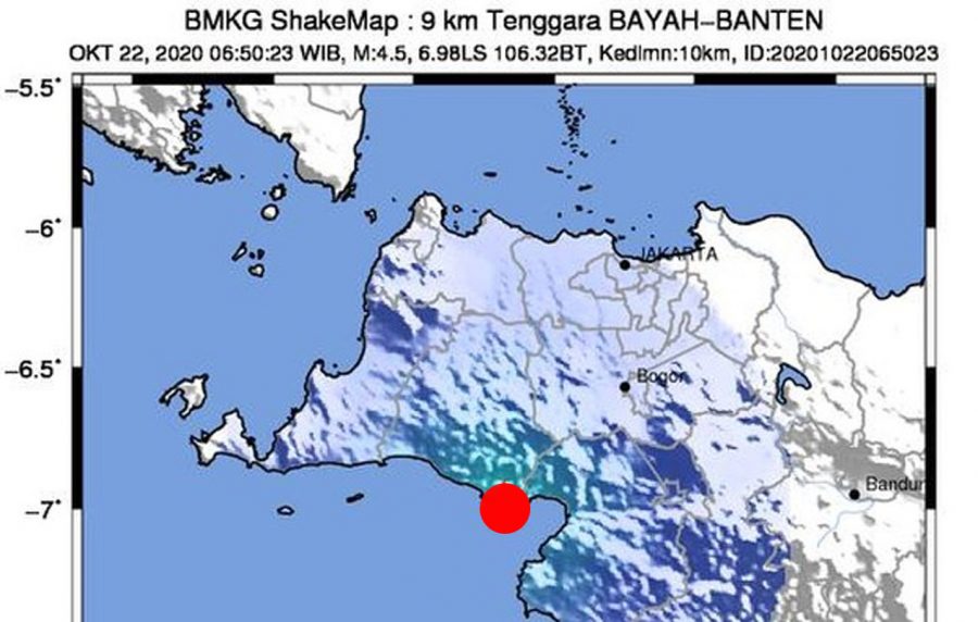 Gempa Bumi Magnitudo 5,2 Guncang Bayah, Banten, Tak Berpotensi Tsunami